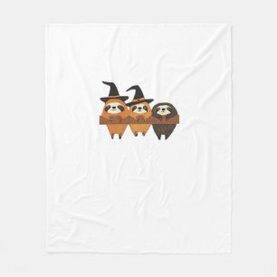 Cobertor De Velo Camiseta Essencial de Preguiça de Halloween