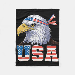 Cobertor De Velo Camiseta EUA Bandeira Americana Homens Mulheres Cr