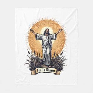 Cobertor De Velo Camiseta Fé com Gravação Vintage Ressurreição de J