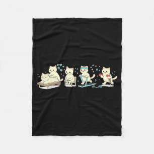 Cobertor De Velo Camiseta Fisioterapia Gatinhos Fitness Bem-estar