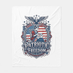 Cobertor De Velo Camiseta Gráfica Vetorial de Bordado Cruz Patriota