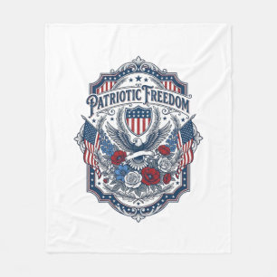 Cobertor De Velo Camiseta Gráfica Vetorial Florista Patriota_1