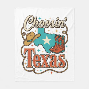 Cobertor De Velo Camiseta Gráfica Vintage de Cowgirl Texas Ocidenta
