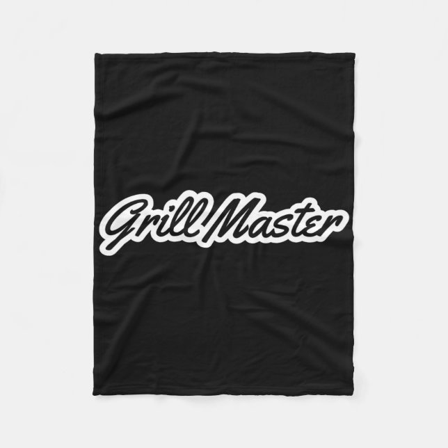 Cobertor De Velo Camiseta Grill Master (Frente)