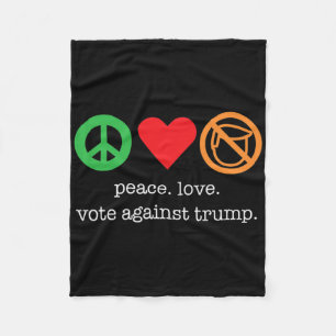 Cobertor De Velo Camiseta Incrível Anti Trump Para Democratas