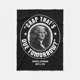 Cobertor De Velo Camiseta Isso Vence Amanhã
