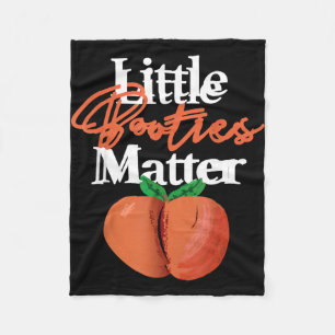Cobertor De Velo Camiseta Little Booties Matter Roupas de Hip Hop E
