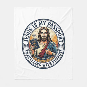 Cobertor De Velo Camiseta Missões Globais Missionárias de Jesus Cri