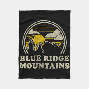 Cobertor De Velo Camiseta Montanhas Blue Ridge Vintage Caminhadas M