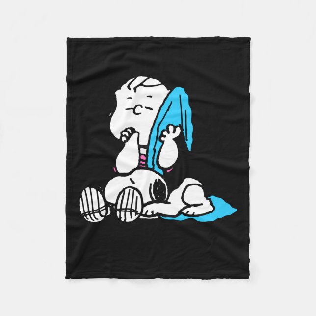 Cobertor De Velo Camiseta Peanuts Linus  (Frente)