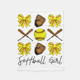 Cobertor De Velo Camiseta Softll Girl Dia de Jogo Softll Vida Para 