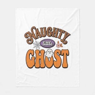 Cobertor De Velo Camiseta Vintage de Halloween de Fantasminha Trave