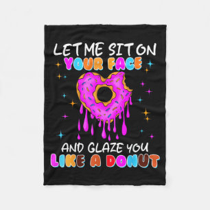 Cobertor De Velo Camisetas Sujas de Donut Engraçadas e Constrangedo