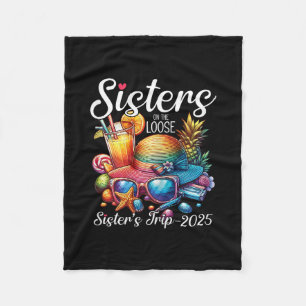 Cobertor De Velo Camisetas Viagem das Irmãs 2025 Irmã Bonita Está S