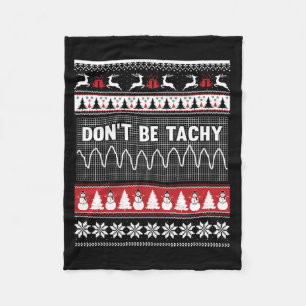 Cobertor De Velo Camisola Feia de Natal Enfermeira - Não Seja Tachy
