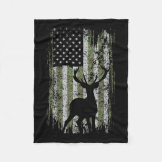 Cobertor De Velo Camoflage Camoflage, Deer Elk Buck, Bandeira Dos E