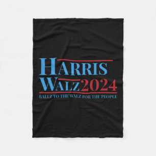 Cobertor De Velo Campanha Walz 2024 Kamala Harris Tim Walz Engraçad