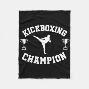 Cobertor De Velo Campeão de Kickboxing