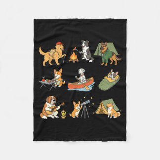 Cobertor De Velo Camping dogs outfit – cute outdoor adventure dog