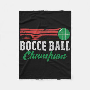 Cobertor De Velo Campion de Bocce Byll Jogador de Bocci Italiano Ca