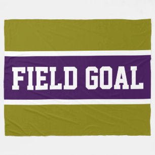 Cobertor De Velo CAMPO DE GOLPE Esportivo Roxo Fundo Branco Listras