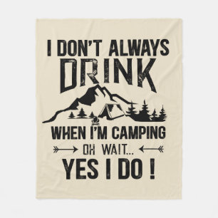 Cobertor De Velo Campos engraçados e bebendos