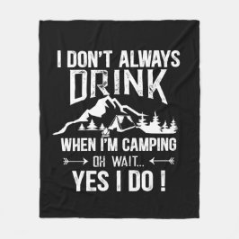 Cobertor De Velo Campos engraçados e bebendos