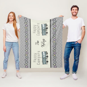 Cobertor De Velo Campos felizes Personalizados RV