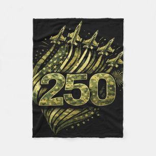Cobertor De Velo Camuflagem Bandeira EUA 250 Anos 1776-2026 250º Mi
