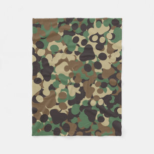 Cobertor De Velo Camuflagem da almofada da pata