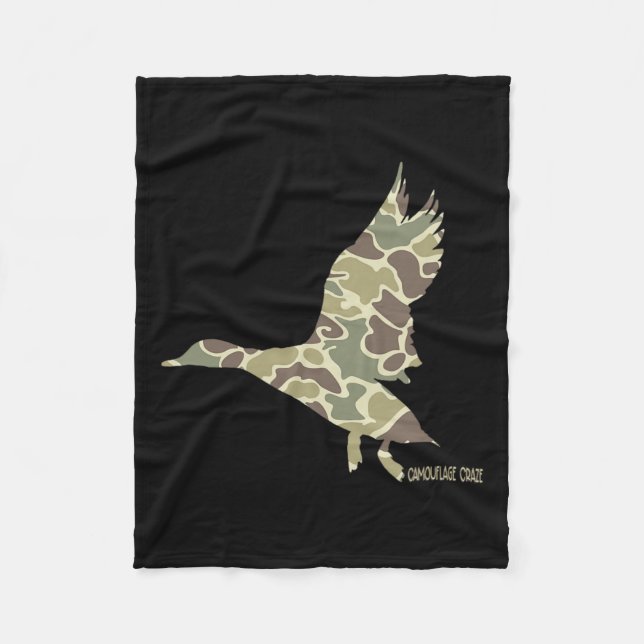 Cobertor De Velo Camuflagem de Pato de Ás de Pato Voador C (Frente)