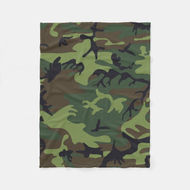 Cobertor De Velo Camuflagem Florestal (Frente)
