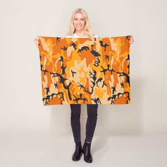 Cobertor De Velo Camuflagem Laranja, Militar, Exército (In Situ)