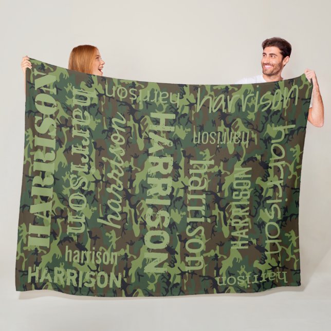Cobertor De Velo Camuflagem Personalizada (In Situ)