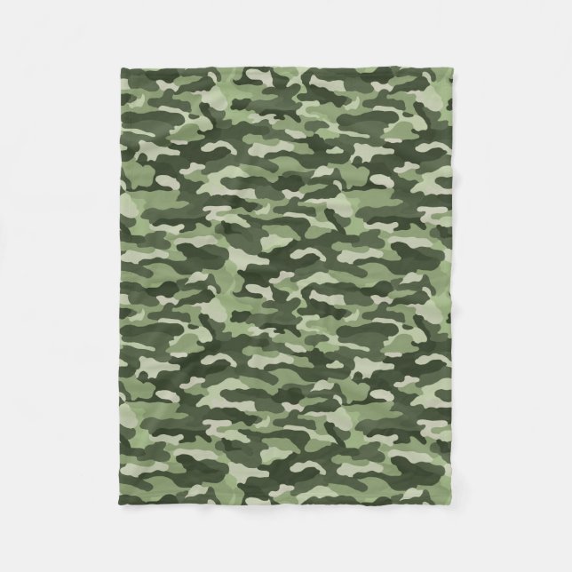 Cobertor De Velo Camuflagem Verde (Frente)