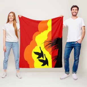 Cobertor De Velo Canadá Geese no Sunset