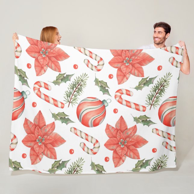 COBERTOR DE VELO CANAS E ÓRNAMENTOS DE CANDAS VERMELHAS (In Situ)