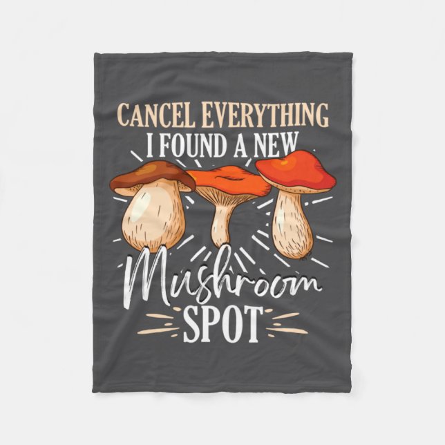 Cobertor De Velo Cancel Everything I Found A New Mushroom St Fora _ (Frente)