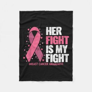 Cobertor De Velo Cancer De Mama A Luta É O Meu Cancer De Luta