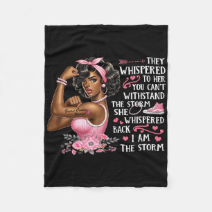 Cobertor De Velo Cancer De Mama Eu Sou A Tempestade Mulheres Negras