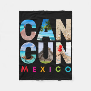 Cobertor De Velo Cancun México Férias Praia Família Correspondente 