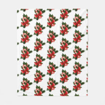 Candy Cane Com Holly Retro Padrão De Natal