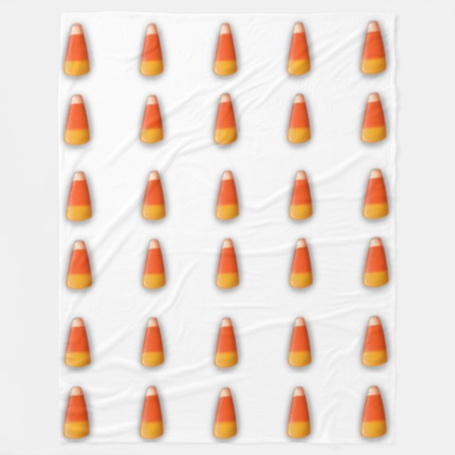 Cobertor De Velo Candy Corn Fleece Blanket (Frente)