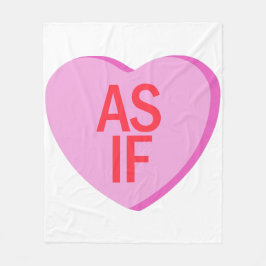 Cobertor De Velo Candy Heart - AS IF