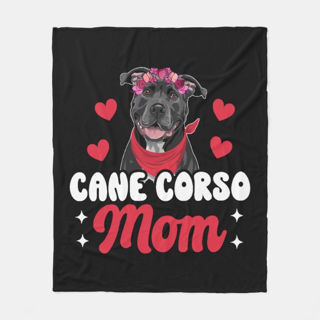 Cobertor De Velo Cane Corso Mom (Frente)