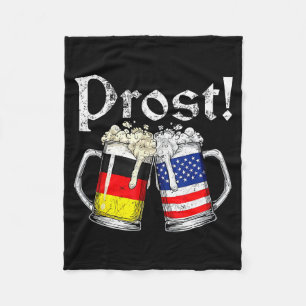 Cobertor De Velo Caneca de cerveja Prost Bandeira americana alemã m