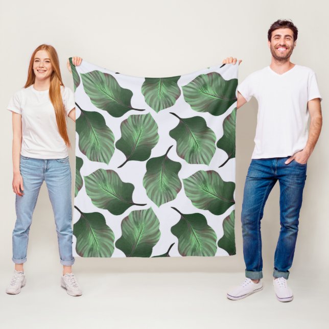 Cobertor De Velo Canna Tropicanna Tropical Leaves, Verde (In Situ)