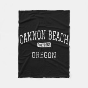 Cobertor De Velo Cannon Beach Oregon Ou Vintage
