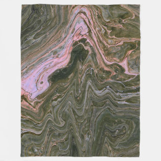 Cobertor De Velo Cântaro 3, cor-de-rosa, Abstrato de fluido verde