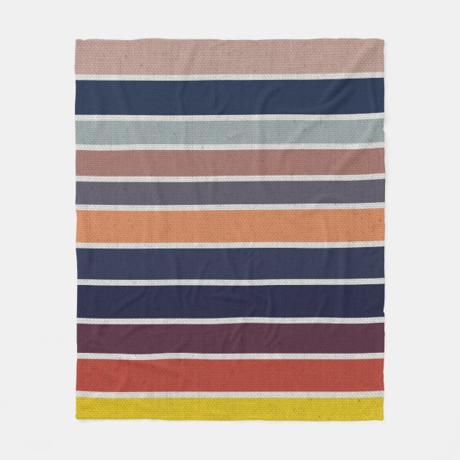 Cobertor De Velo Canvas das Cores do Sol do Oceano (Frente)